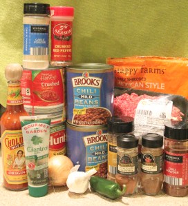 Ingredients for the job