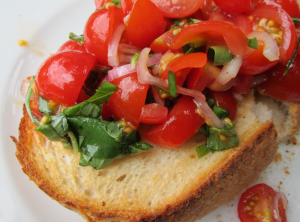 Who doesn't love bruschetta?