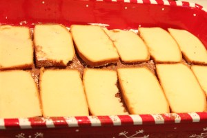 Another layer of pound cake.